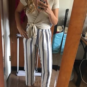 Brandy Melville striped pants